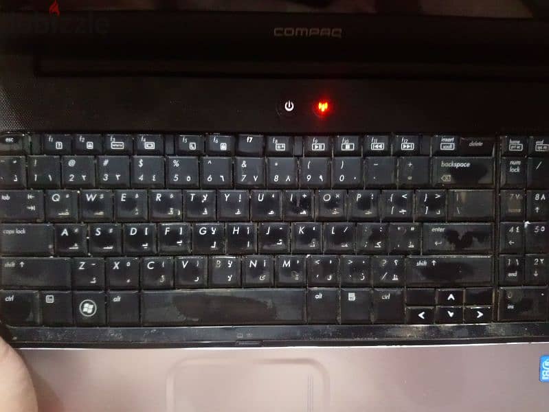 hp compaq cq61 بيفتح باور شاشة سوده 3