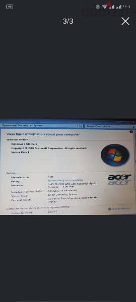 لاب توب acer 3