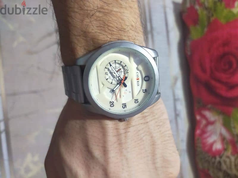 metal watchساعة معدن 0