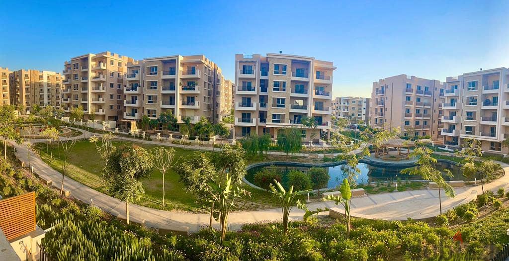 Apartment for sale, double view, in front of Cairo Airport, with a down payment of800 thousand, and the rest in installments 7