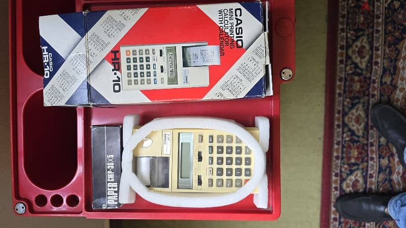 Casio printing calculator HR-10 3