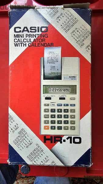 Casio printing calculator HR-10 0