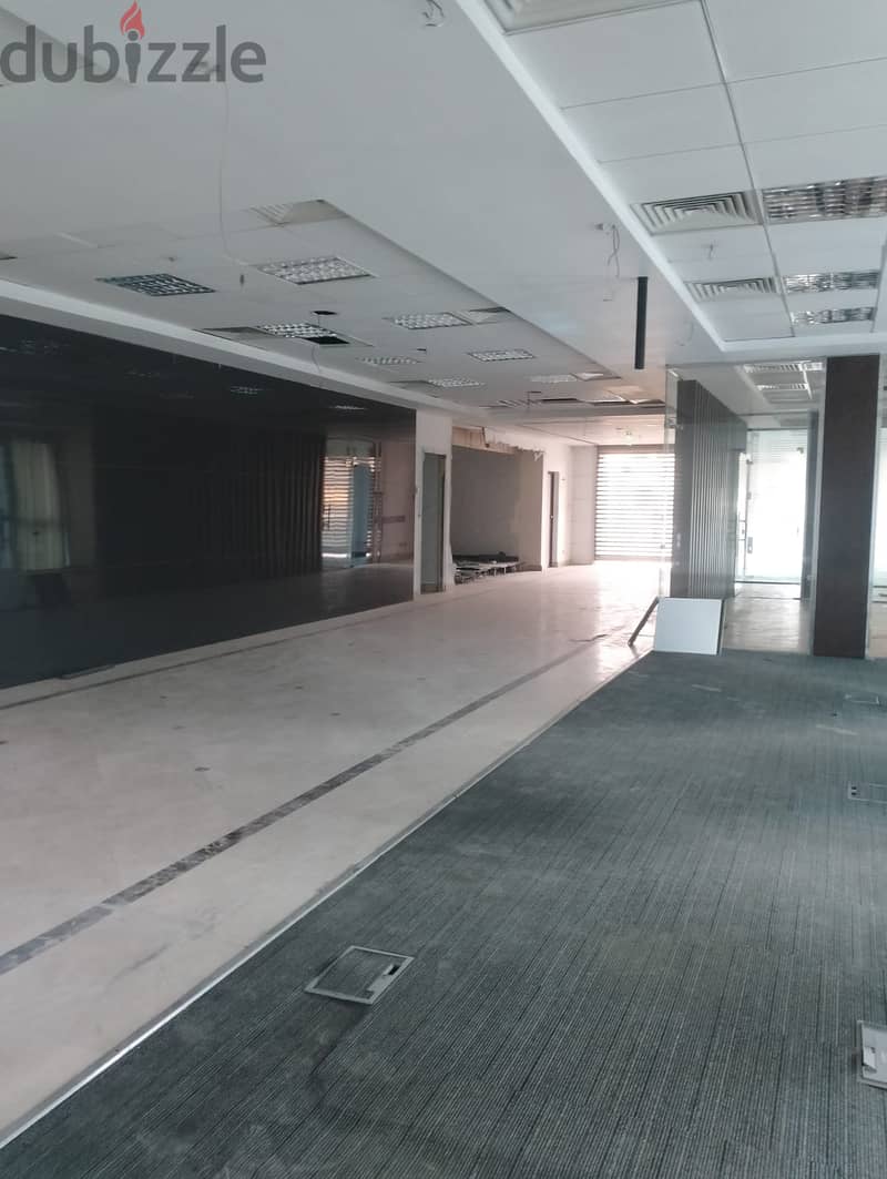 مكتب 526 م للايجار التجمع مجمع البنوك new cairo office for rent 2