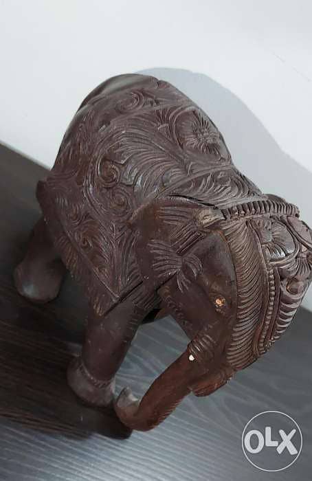 فيل خشب من الهند 1