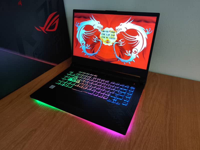 asus rog strix Gaming i 7 10750H RTX 2060 144hz  جيل عاشر 9