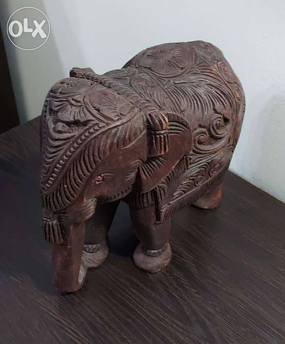 فيل خشب من الهند 2