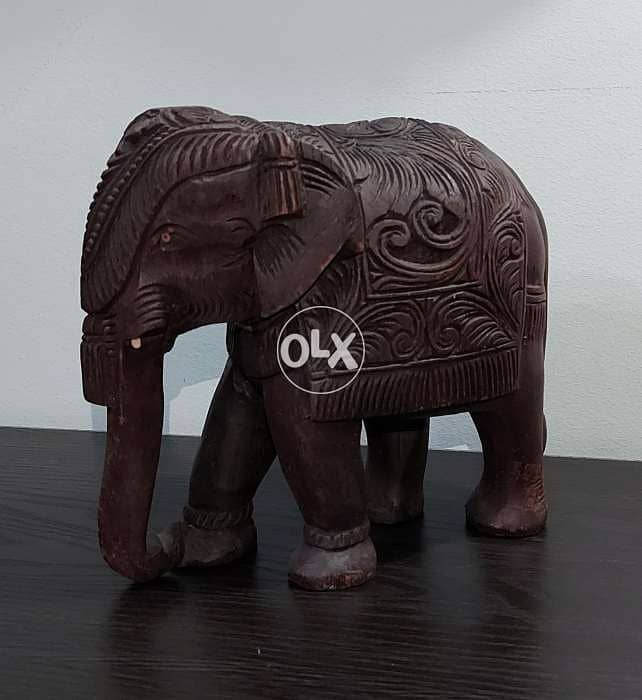 فيل خشب من الهند 6