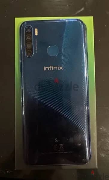 infinix S5 موبايل بالكرتونة حالة ممتازة 1