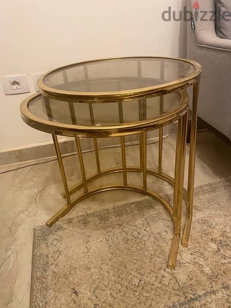 stainless steel side tables ترابيزات جانبية استانلس 1