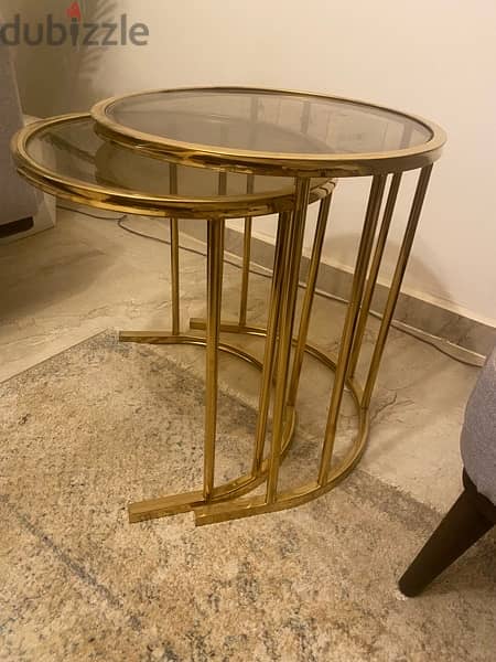 stainless steel side tables ترابيزات جانبية استانلس 2