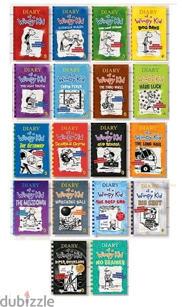 Diary of a Wimpy Kid 18 Books Complete Collection Set New 0