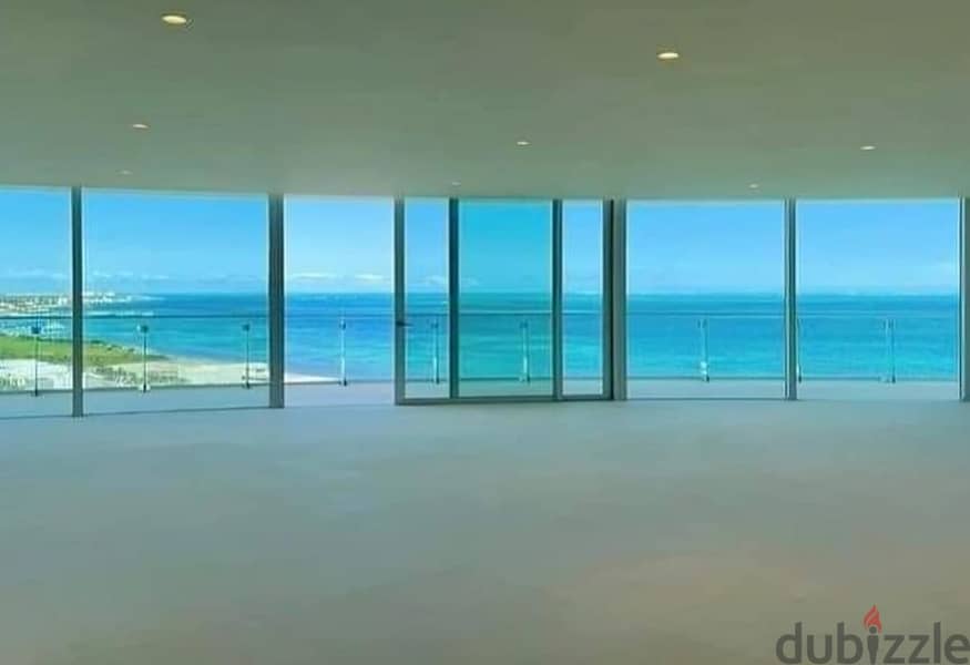 شقه "sea view "  (متشطبه بالتكيفات )- 3 غرف -  للبيع في أبراج العلمين - الساحل الشمالى 6