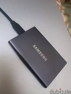 Samsung T7 Portable SSD - 1 TB - USB 3.2 Gen. 2 External SSD Black 0