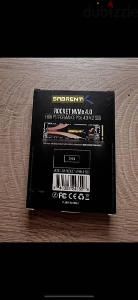 Sabrent rocket 4.0 500gb ssd 0