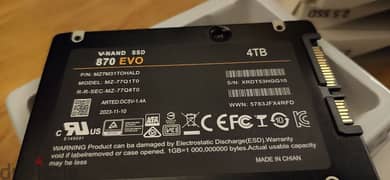 Samsung EVO 4tb ssd 2,5 inch 0