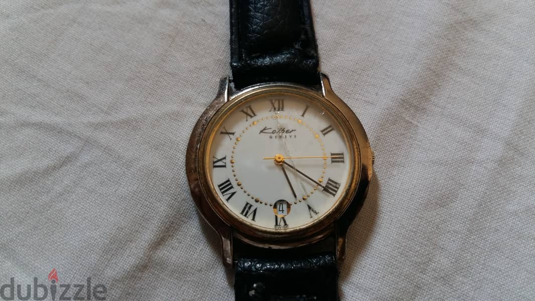 Kolber Geneve Watch ساعة كولبر سويسري مستعمل اصلي 2