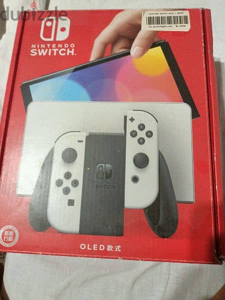 white nintendo switch oled 1