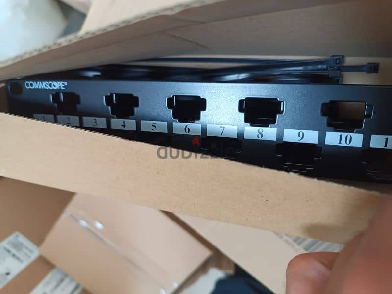 Patch panel commscope 24port. . كورد فايبر وباتشات بانيل ايثرنت 2