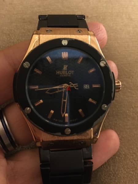 ساعه hublot geneve سوسري اصلي 4