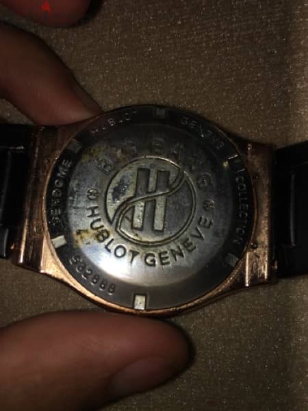 ساعه hublot geneve سوسري اصلي 10