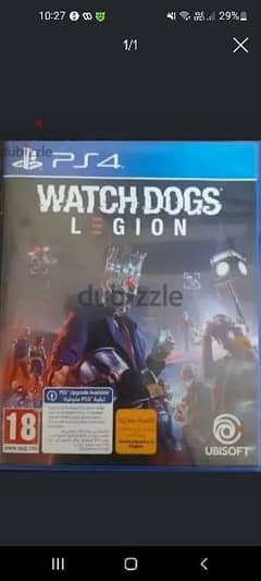 اسطوانه watch dog legion  للبيع استعمال اقل من شهر و بدون اي خدوش 0