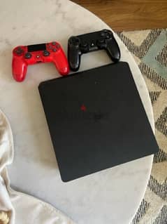 playstation 4 slim with 2 controller For sale