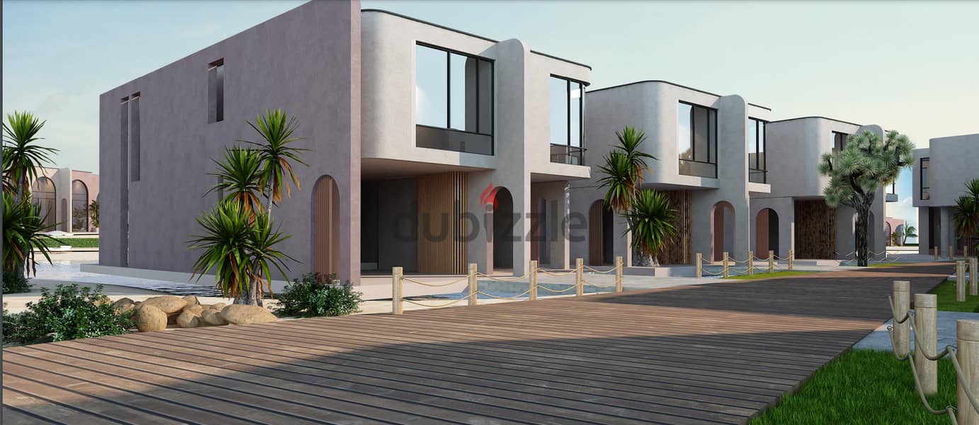 Fully finished townhouse corner for sale in the new Sodic project in Ras El Hekma, North Coast, in installments 1