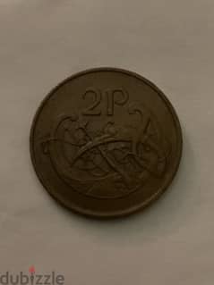 2 Pence Bronze Coin 1980 (Irish).