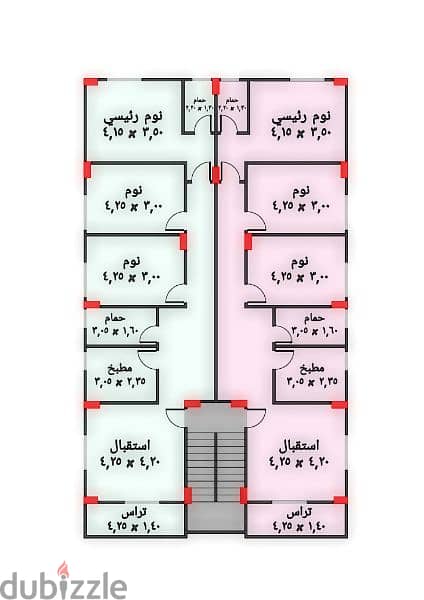 شقه علي الحزام بالحي المتميز بجوار هايبر وان والمدينه الطبيه العالميه 1