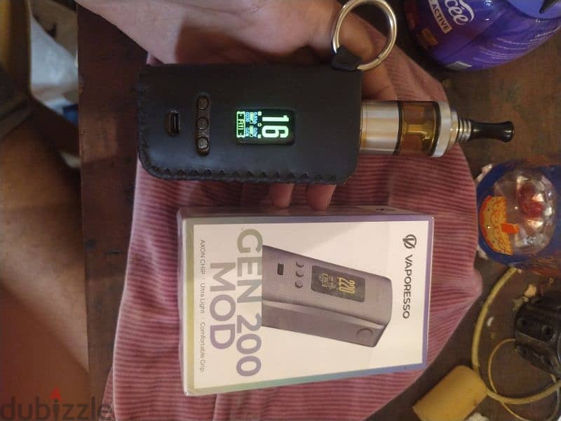 Vape kit Mod gen 200 & Tank bskr 3 mtl 1