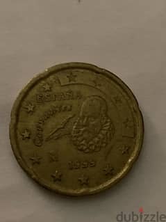 20 euro Cent 1999 Cervantes