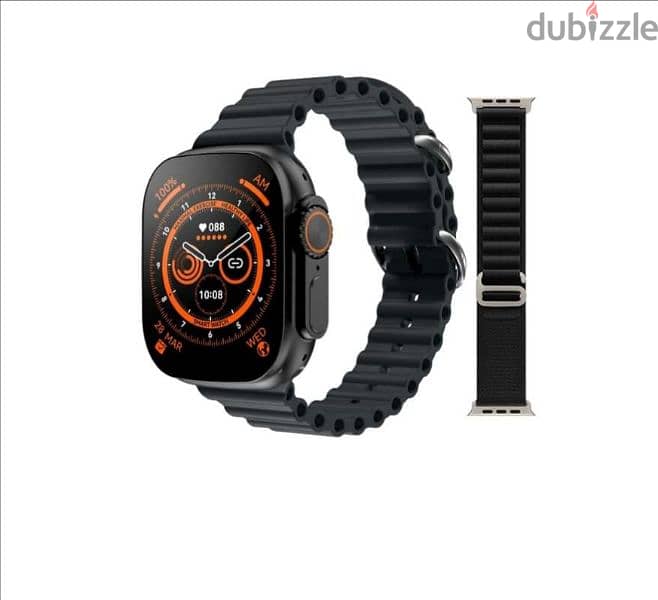 ساعه سمارت تاتش سكرين Smart Watch S8 Ultra. android with SIM CARD. 4G 6