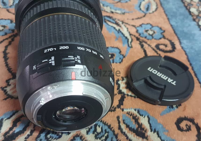 عدسه زووم للكانون TAMRON 18-270mm F3.5-6.3 Di II VC PZD 15x Lens 2