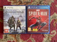 god of war ragnarok and spider man 0