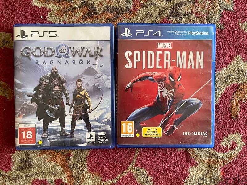 god of war ragnarok and spider man 0