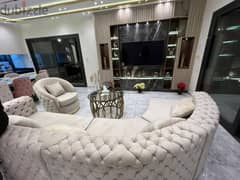 Independent villa shot, immediate receipt, super luxury finishing, distinctive view in Al Burouj