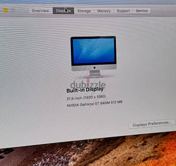 IMAC 21.5 2012 Late Core i5 8GB Ram السعر نهائى 5