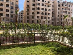 Lowest Price|| Apartment with Garden - First Use with kitchen , Appliances & AC's in 90 Avenue Compound next to the American University -