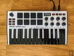 midi keyboard akai mpk mini mk3-ميدي كيبورد akai mpk mpk mini mk3 0