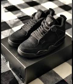 black cat jordan 4 mirror with box