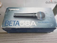 Shure SM58 - Beta orginal from the agent. used 2 times only