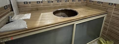 Marbel Countertop with an Ideal Stanards Sink