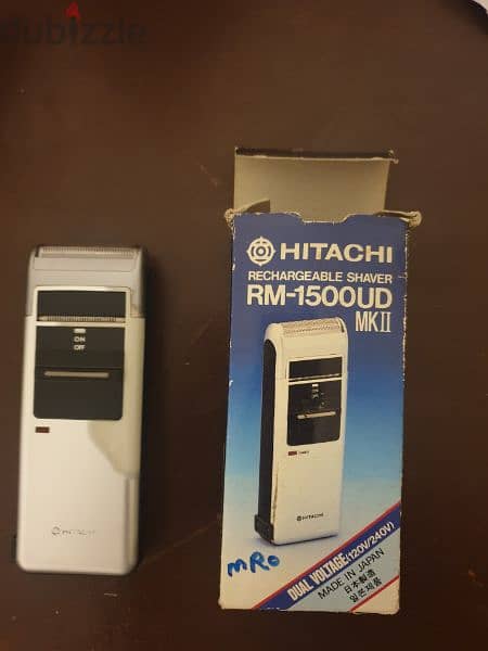 Hitachi Electric Shaver made in Japan ماكينة حلاقة تنعيم هيتاشي ياباني 0