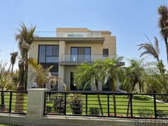 Immediate receipt of a villa for sale in Sodic, Sheikh Zayed (3 floors), with an area of ​​only 282 meters, with a 15% down payment.