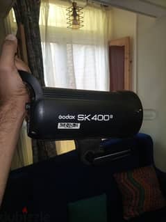head flash godox sk400 ii & trigger xpro for siny