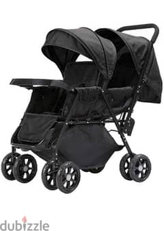 Twin stroller عربية أطفال توأم 0