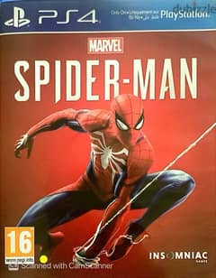 Marvel's SpiderMan PS4 CD