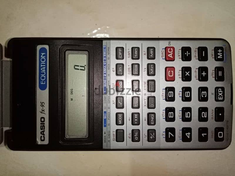 casio fx95 equation 0