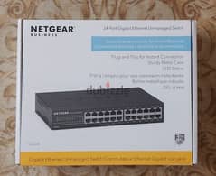 NETGEAR 24-Port Gigabit Unmanaged Switch (GS324) New from USA