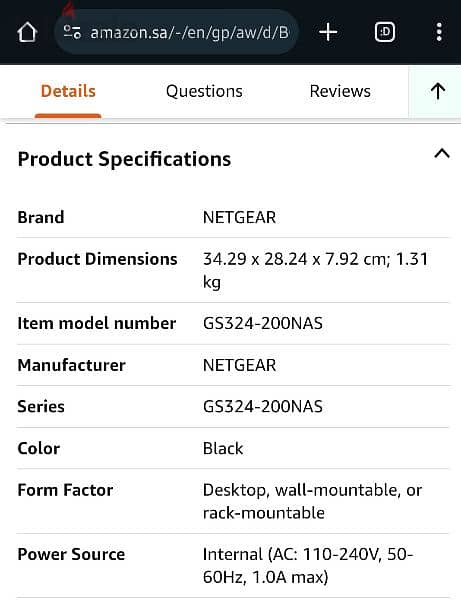 NETGEAR 24-Port Gigabit Unmanaged Switch (GS324) New from USA 6